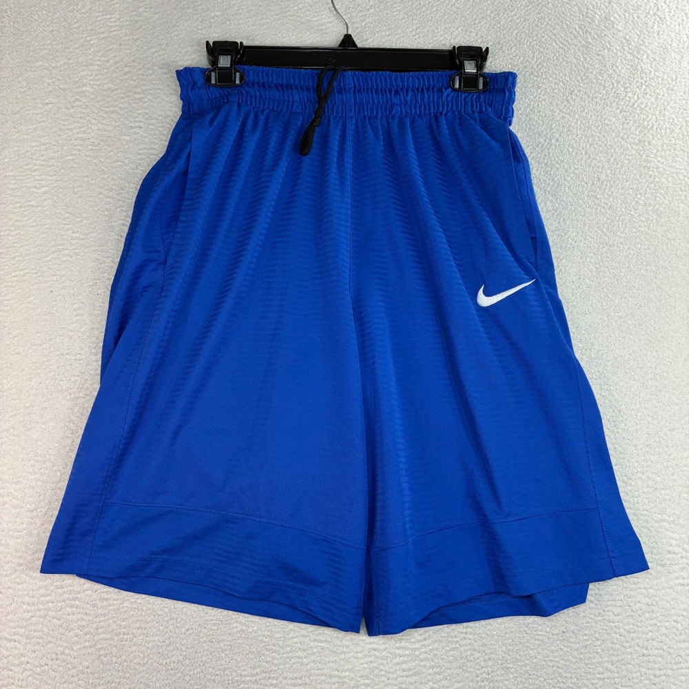 Nike Basketball Shorts Mens Medium Blue Athletic Gym Sporty Workout